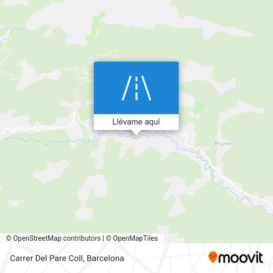 Mapa Carrer Del Pare Coll
