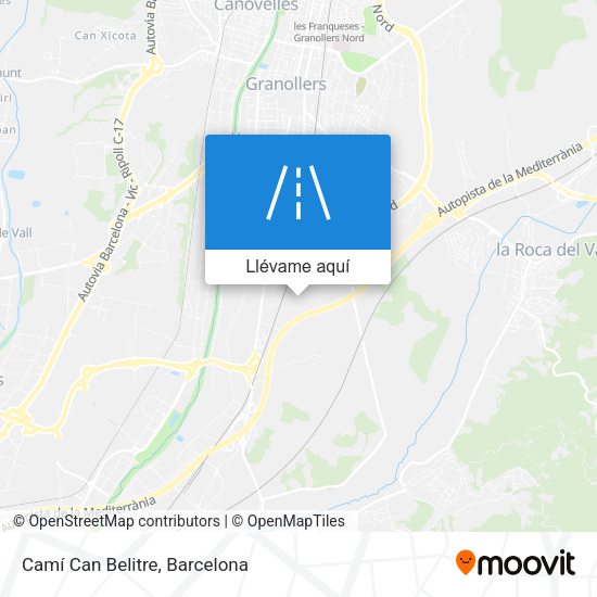 Mapa Camí Can Belitre