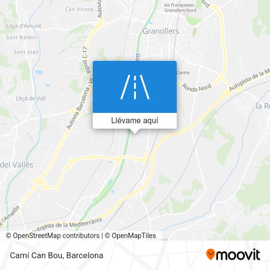 Mapa Camí Can Bou