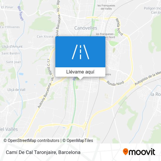 Mapa Camí De Cal Taronjaire