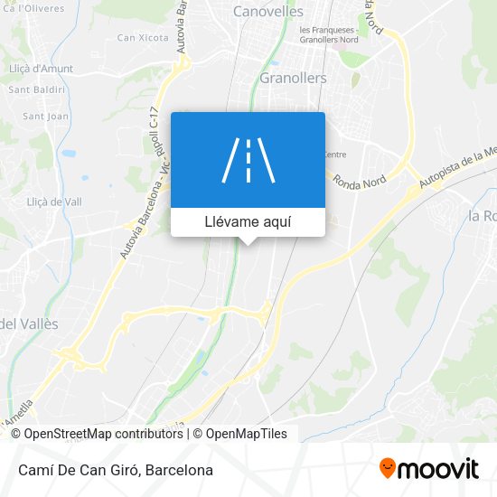 Mapa Camí De Can Giró