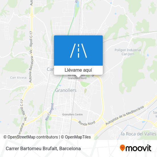 Mapa Carrer Bartomeu Brufalt