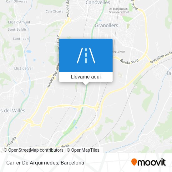 Mapa Carrer De Arquimedes