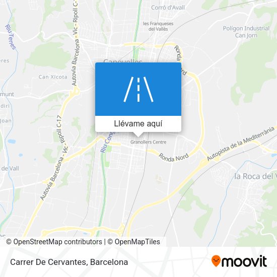 Mapa Carrer De Cervantes
