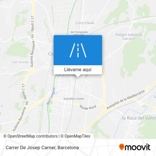Mapa Carrer De Josep Carner