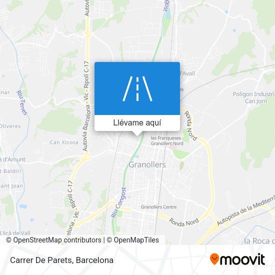 Mapa Carrer De Parets