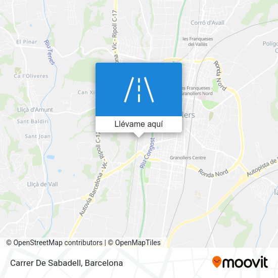 Mapa Carrer De Sabadell