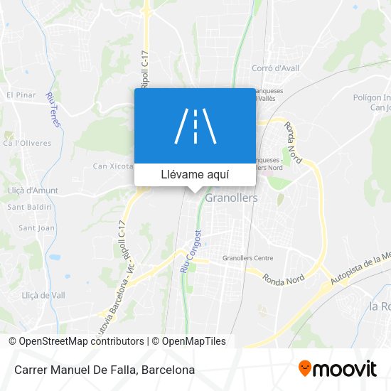 Mapa Carrer Manuel De Falla