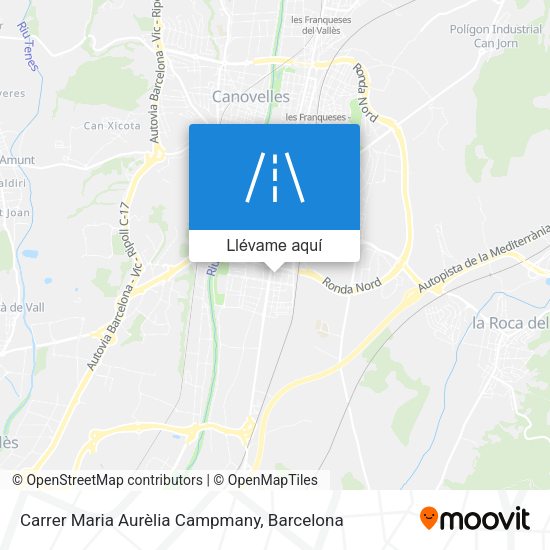 Mapa Carrer Maria Aurèlia Campmany