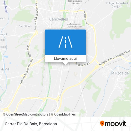 Mapa Carrer Pla De Baix