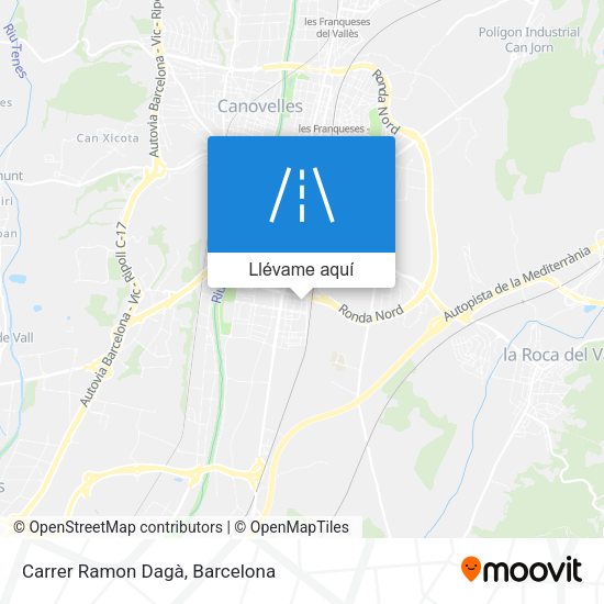 Mapa Carrer Ramon Dagà