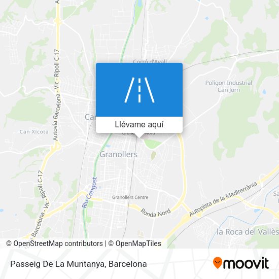 Mapa Passeig De La Muntanya