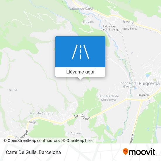 Mapa Camí De Guils