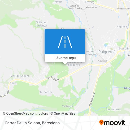 Mapa Carrer De La Solana