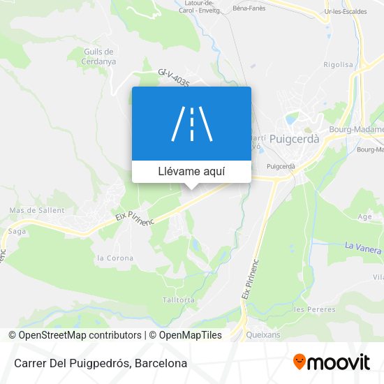 Mapa Carrer Del Puigpedrós