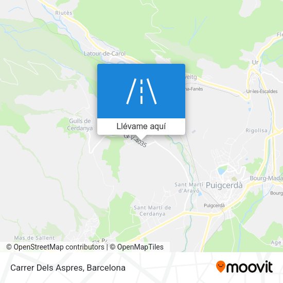 Mapa Carrer Dels Aspres