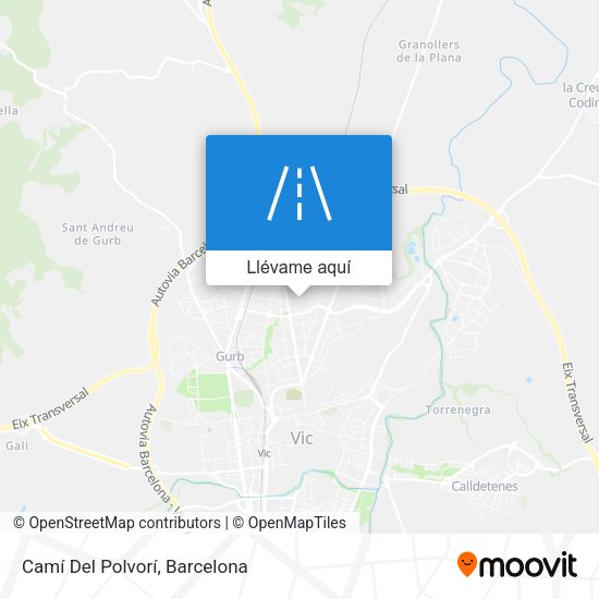 Mapa Camí Del Polvorí