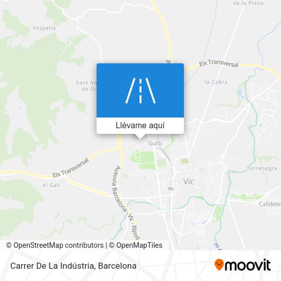 Mapa Carrer De La Indústria