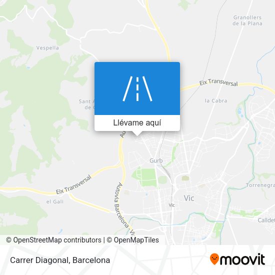 Mapa Carrer Diagonal