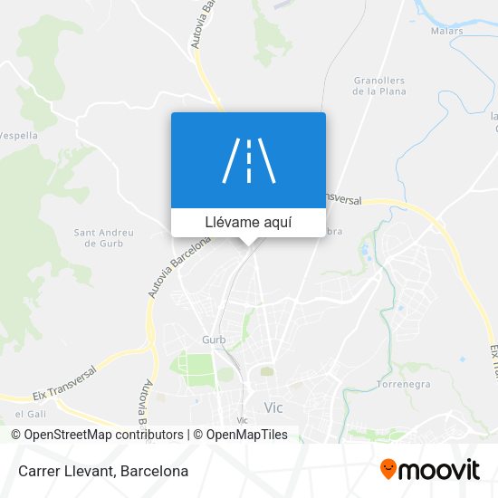 Mapa Carrer Llevant