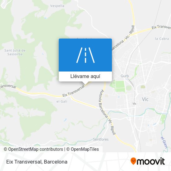 Mapa Eix Transversal