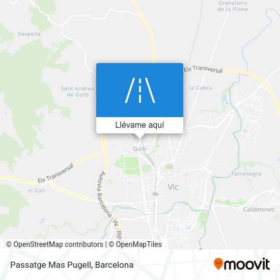 Mapa Passatge Mas Pugell