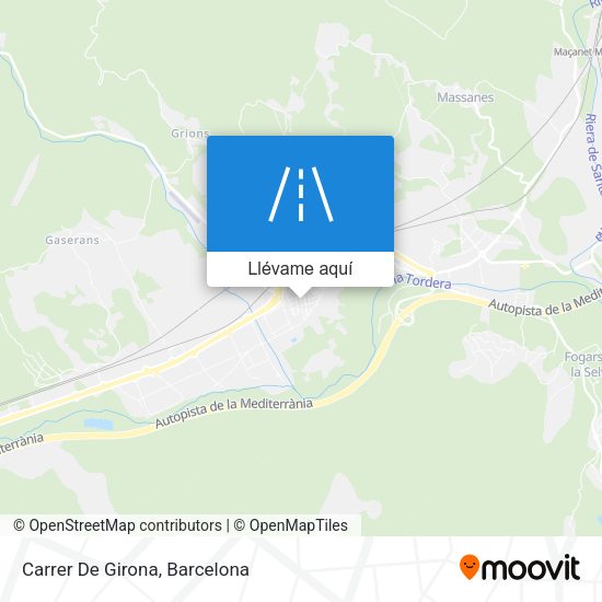Mapa Carrer De Girona