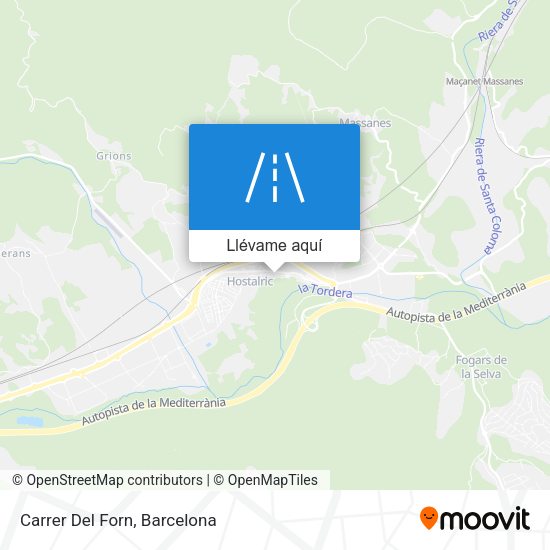 Mapa Carrer Del Forn