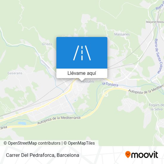 Mapa Carrer Del Pedraforca