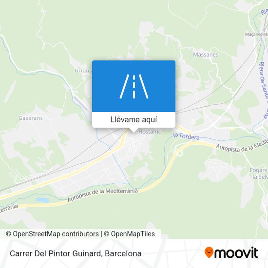 Mapa Carrer Del Pintor Guinard