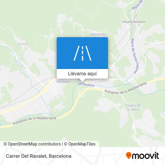 Mapa Carrer Del Ravalet