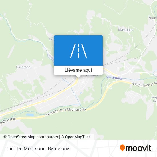 Mapa Turó De Montsoriu