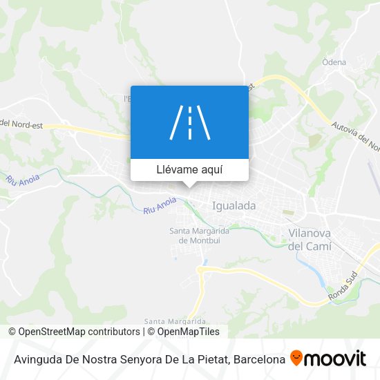 Mapa Avinguda De Nostra Senyora De La Pietat