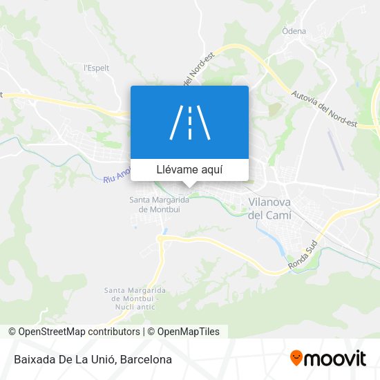 Mapa Baixada De La Unió