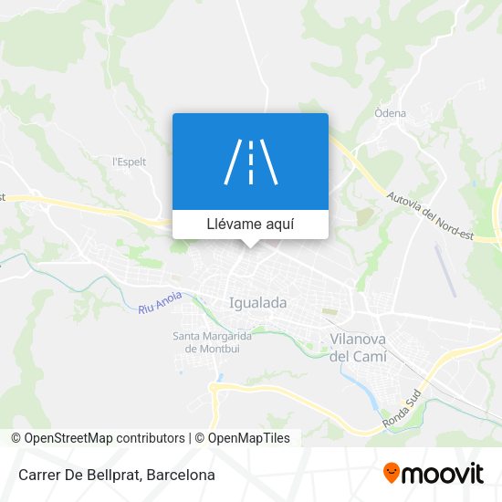 Mapa Carrer De Bellprat
