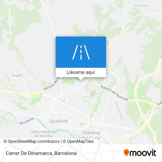 Mapa Carrer De Dinamarca