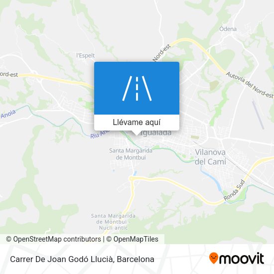 Mapa Carrer De Joan Godó Llucià