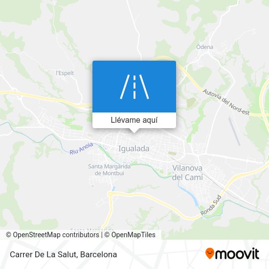 Mapa Carrer De La Salut