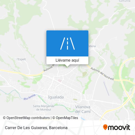 Mapa Carrer De Les Guixeres