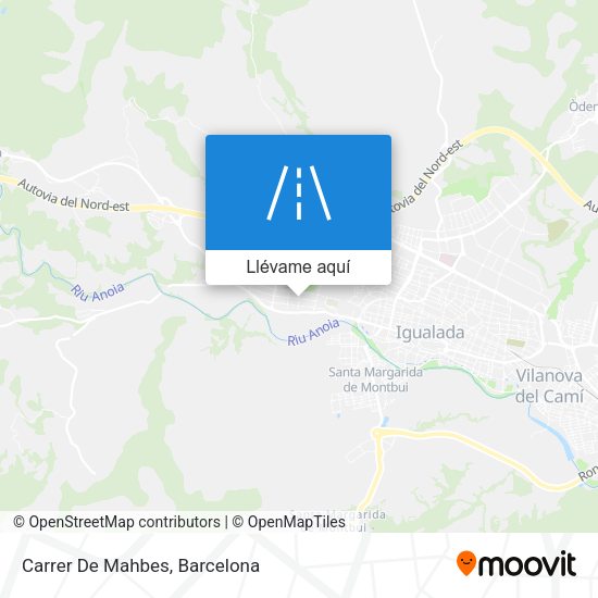 Mapa Carrer De Mahbes