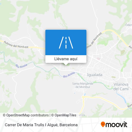 Mapa Carrer De Maria Trulls I Algué