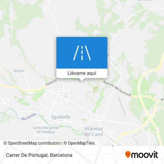 Mapa Carrer De Portugal