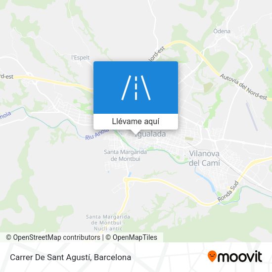 Mapa Carrer De Sant Agustí