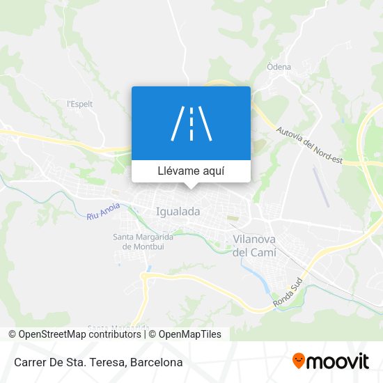 Mapa Carrer De Sta. Teresa