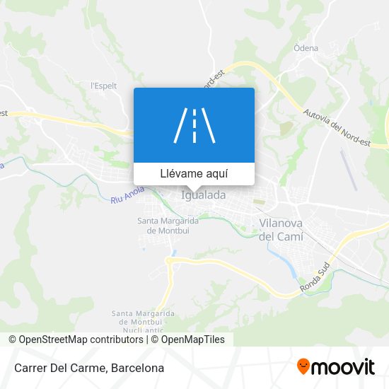 Mapa Carrer Del Carme