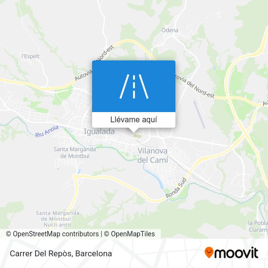 Mapa Carrer Del Repòs