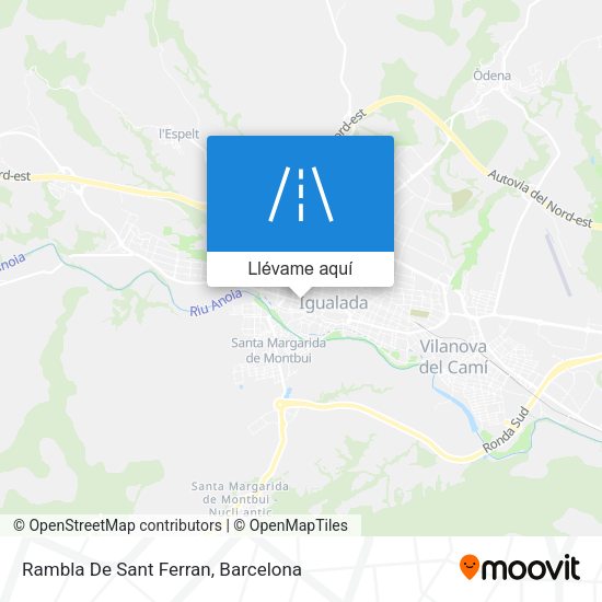 Mapa Rambla De Sant Ferran