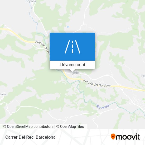Mapa Carrer Del Rec