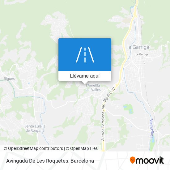 Mapa Avinguda De Les Roquetes