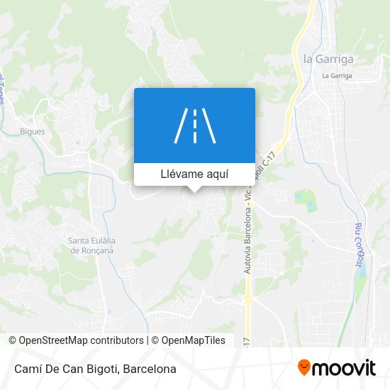 Mapa Camí De Can Bigoti